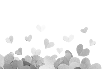 Love hearts for valentines or weddings transparent overlay texture