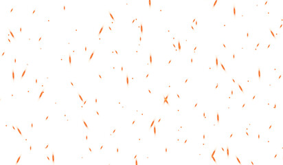 fire dust particles over transparent background overlay, Flying Fire Particles transparent background in png format. 3d render of fire embers, Fire flames isolated on transparent background