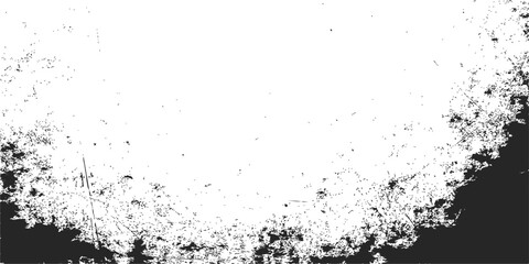 Abstract black and white grunge texture with a motion ink