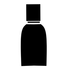 Perfume bottles silhouette vector