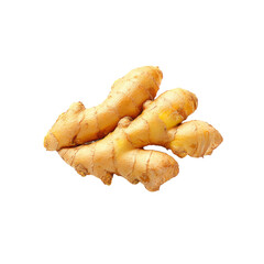 Fresh organic ginger root for cooking and healthy remedies isolated on white background PNG set Transparent backround