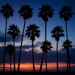 Twilight Palms