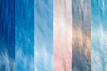 Abstract vertical panel of diverse light and dark hues texture