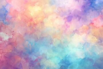 Abstract Watercolor Painting Background with Pastel Colors Texture Design Concept