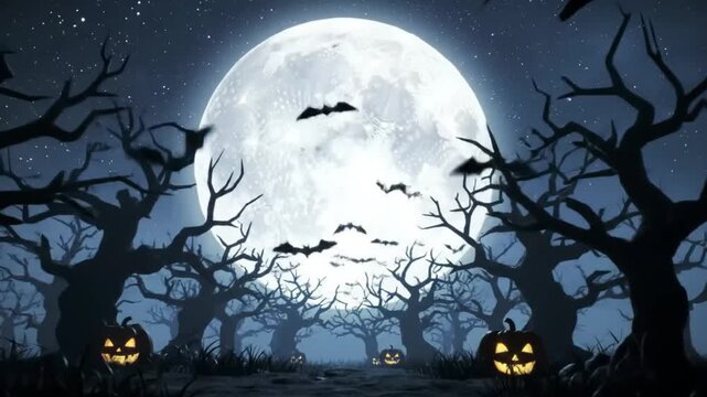 Halloween Theme Base Horor Jungle.