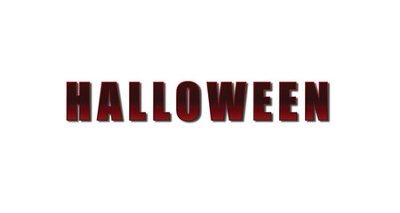 TEXT EFFECT HALLOWEEN SIMPLE AND ELEGANT RED EDITABLE