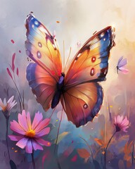 bright image of a butterfly