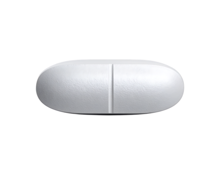 Pill isolated on white background 