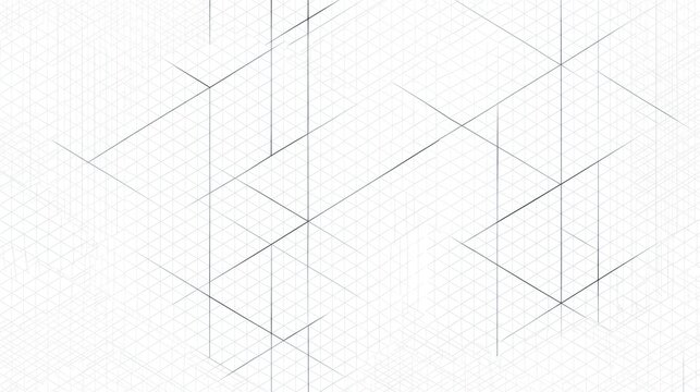 Geometric Isometric Grid Background