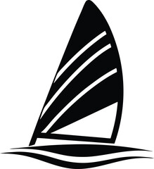 Windsurfing Icon.