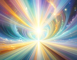 Abstract cosmic tunnel