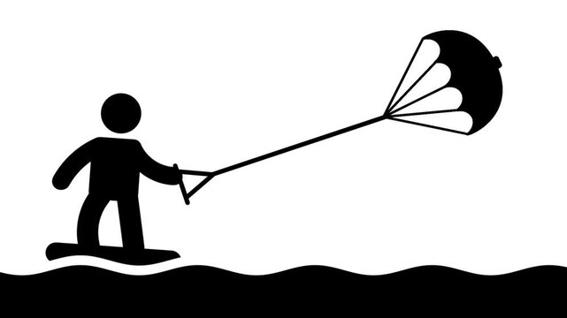 A person experiences parasailing, soaring above the water while being towed, combining thrill, balance, and freedom