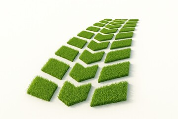 Eco Tire Track in Grass