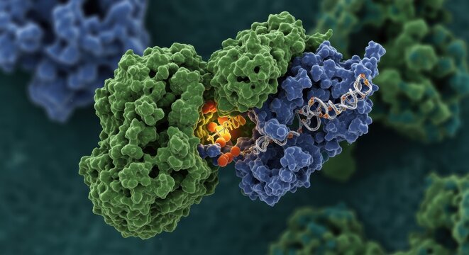 High Resolution IA-SEM Ultra-structure of the Molecular Mechanism of Gene Expression

