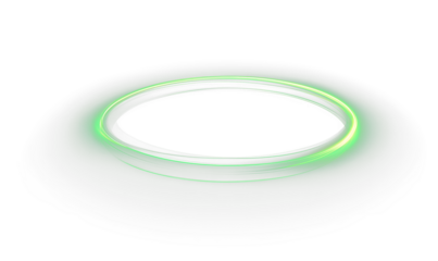 Green neon ring. Glowing circle. Glow effect. Round light frame. abstract light lines of movement and speed.light green ellipse.PNG	