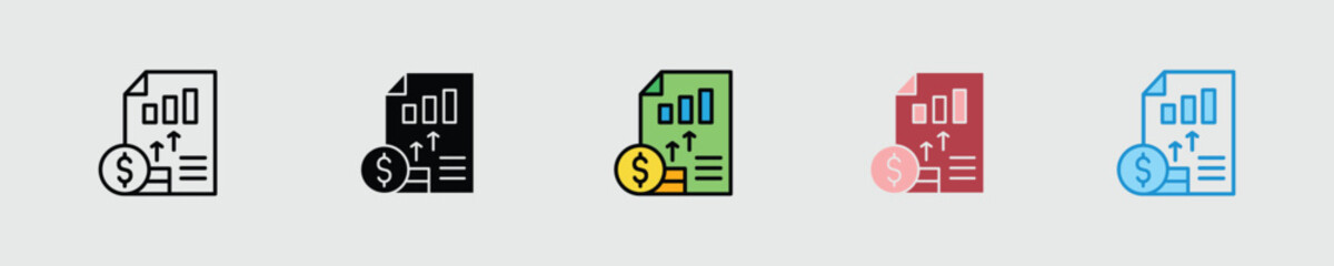 Profit Multiple Style Icon