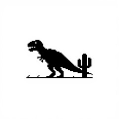 silhouette of a Dinosaur