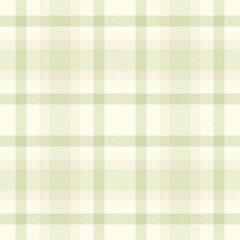 Celtic vector background plaid, editable pattern fabric seamless. Mockup check tartan texture textile in light and ivory colors.