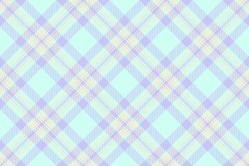Pastel plaid pattern. Subtle diagonal tartan with lilac, mint,  cream hues. Ideal for backgrounds, textiles,  designs requiring a calming, soft texture.