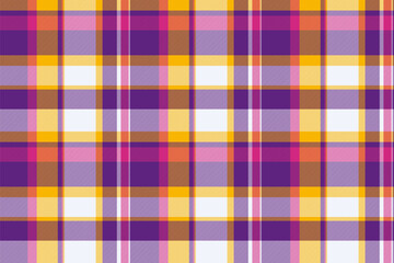 Colorful plaid pattern. Traditional fabric design, suitable for backgrounds, textiles, or graphic projects. A versatile  eyecatching texture.