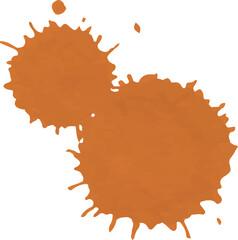 Bright colorful splashes, beautiful blot, paint spot