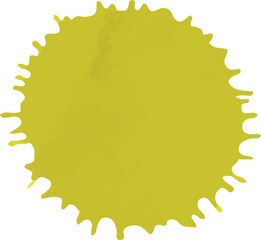 Bright colorful splashes, beautiful blot, paint spot