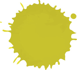 Bright colorful splashes, beautiful blot, paint spot