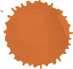 Bright colorful splashes, beautiful blot, paint spot