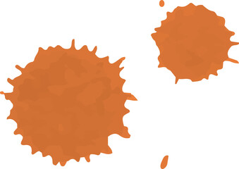 Bright colorful splashes, beautiful blot, paint spot