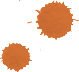 Bright colorful splashes, beautiful blot, paint spot