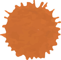 Bright colorful splashes, beautiful blot, paint spot