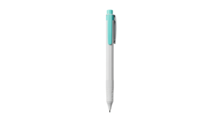 Isolated click pen, writing utensil for office, school, business use; light, functional