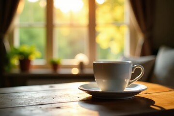 Intimate morning, Eastern-inspired home, coffee shared, tea, laughter