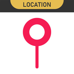 Pin Location icons. Point of location. Set of map pointer. Marker pointer. Vector illustration. Flat Map pin icons to mark location