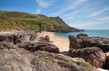 Obraz premium Devon coastline in summer