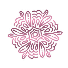 abstract flower vector illustration element mandala