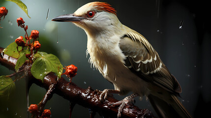 Channel-billed Cuckoo full body in nature