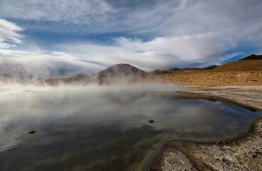 Hot springs in Chile