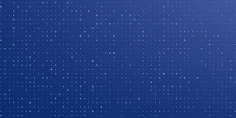 Abstract geometric background with squares. Blue pixel background with empty space. Vector illustration