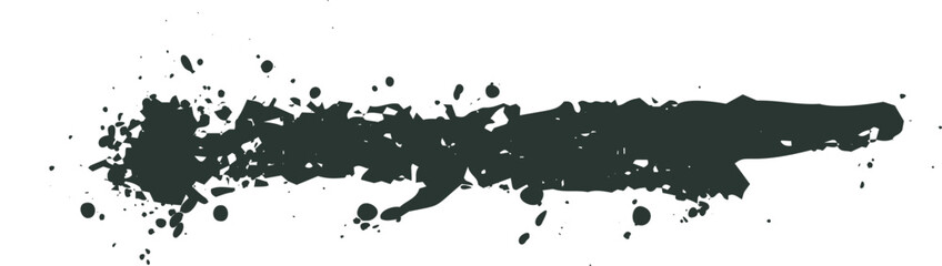 black Brush Stroke Texture