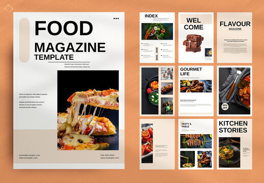 Food Magazine Template