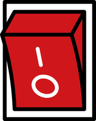 스위치 버튼 일러스트 