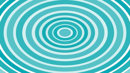 Hypnotic concentric circles in shades of blue create a mesmerizing pattern