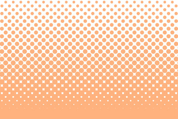 オレンジのカラーハーフトーン	
