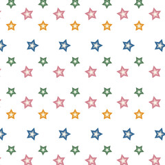 Star pattern background vector 04