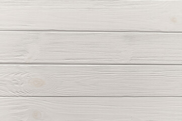 Close up view of white painted wooden planks creating a rustic and textured projects background, design ideal