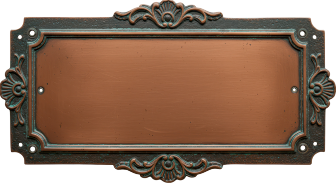 Empty sign: Elegant frame and sign for text. perfect for an empty message for advertisement. A beautifully crafted frame, in a luxurious style, perfect for home and business use.