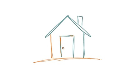 Simple HandDrawn House.