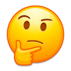 Thinking Engaged in deep thought or contemplation, often depicted by a hand on the chin