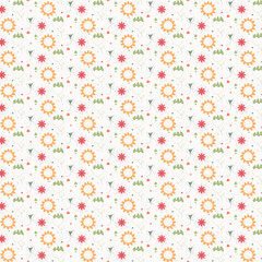 Flowers Seamless Pattern